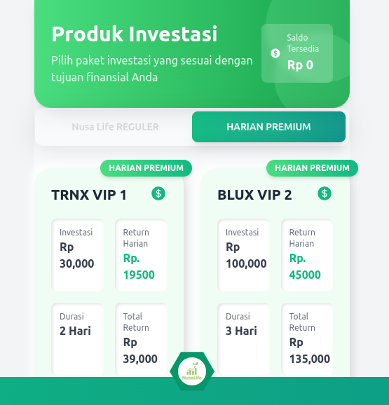 Nusa Life: Aplikasi Investasi Ponzi + Kode Undangan 2025