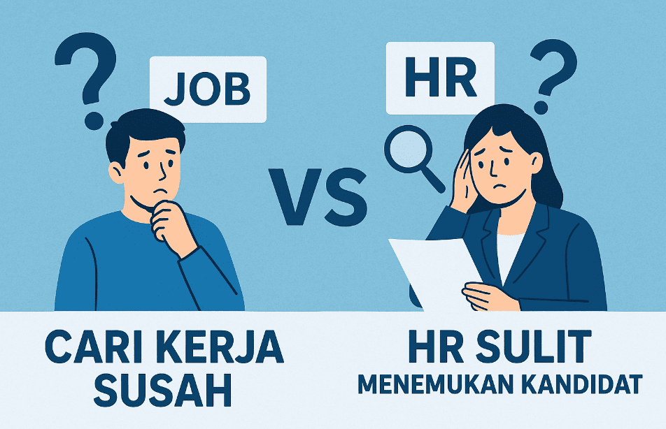 Cari Kerja Susah vs HR Sulit Menemukan Kandidat, Dimana Masalahnya?
