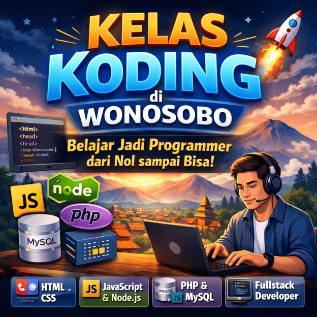 Kelas Koding Wonosobo, Belajar Programmer dari Dasar – Mahir