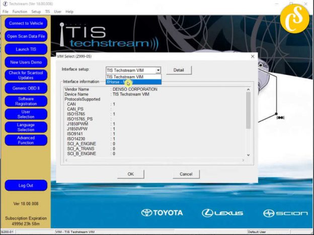 Scanner Mobil Toyota Mini VCI / OBD2 (Techstream)