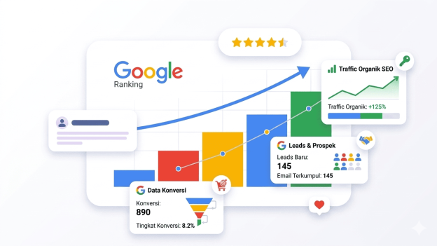 Jasa SEO Web Bulanan Tayang Halaman #1 Google