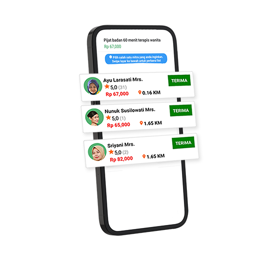 Jasa Buat Aplikasi Booking Spa Massage, Pijat Online